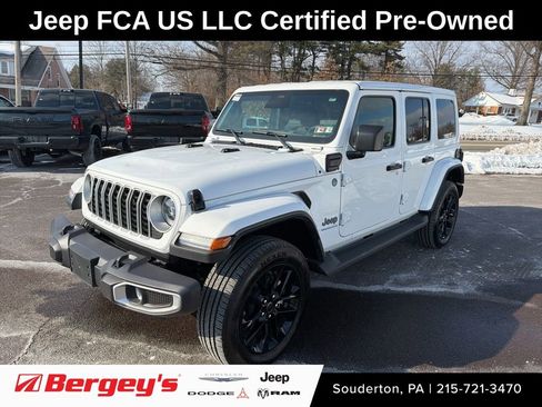 Certified 2025 Jeep Wrangler Sahara 4xe image 1