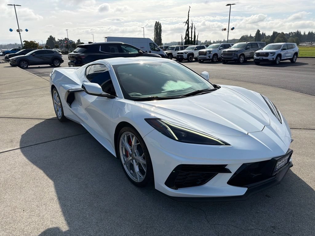 Used 2023 Chevrolet Corvette Stingray Coupe w/ Chrome Exterior Badge Package RWD image 8