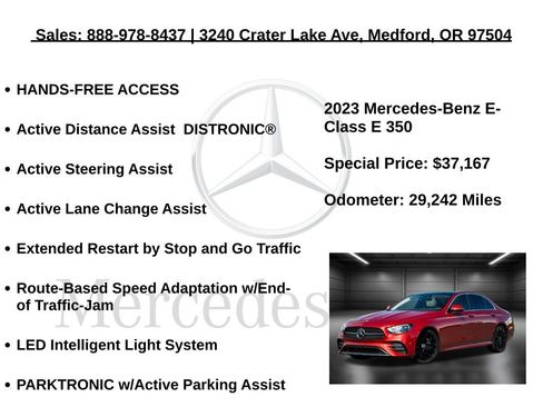 Used 2023 Mercedes-Benz E 350 Sedan image 20
