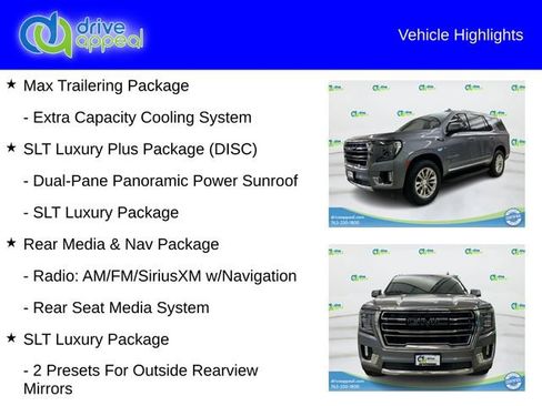 Used 2021 GMC Yukon SLT w/ SLT Luxury Plus Package AWD/4WD image 12