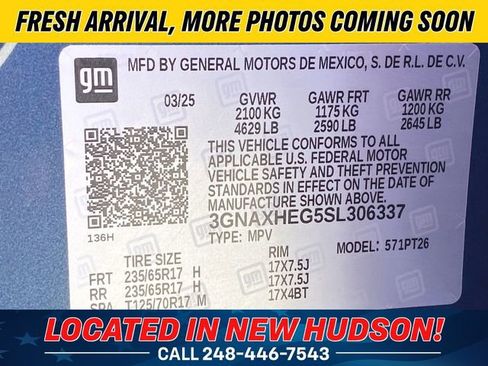 Used 2025 Chevrolet Equinox LT FWD image 14