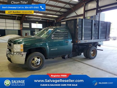 Used 2010 Chevrolet Silverado 3500 W/T w/ Snow Plow Prep Package AWD/4WD image 1