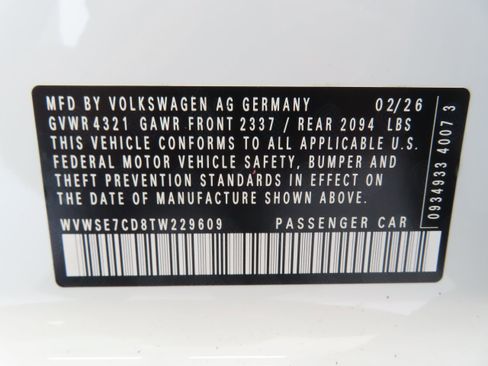 New 2026 Volkswagen GTI SE FWD image 28