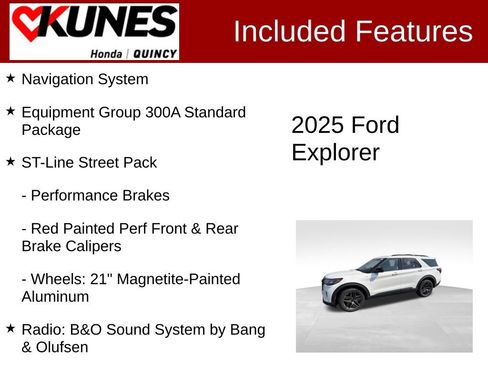 Used 2025 Ford Explorer ST-Line w/ ST-Line Street Pack image 2