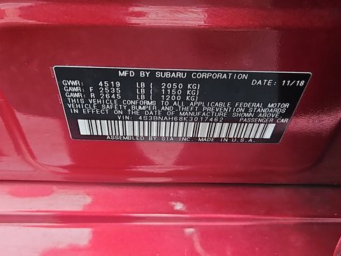 Used 2019 Subaru Legacy 2.5i Premium image 7