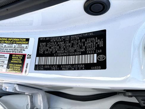 Certified 2026 Toyota Camry XLE AWD/4WD image 36