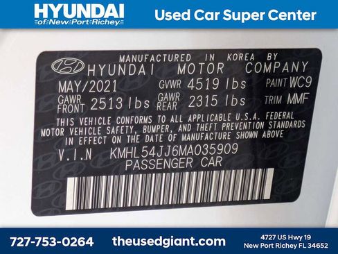 Used 2021 Hyundai Sonata Limited image 38