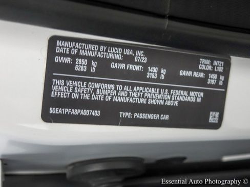 Used 2023 Lucid Air Pure AWD/4WD image 30