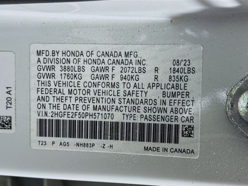 Used 2023 Honda Civic Sport image 40
