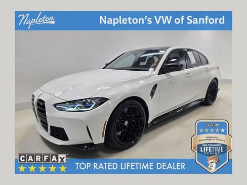 Used 2023 BMW M3 w/ Parking Assistance Package RWD image 1