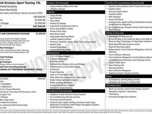 New 2026 Buick Envision Sport Touring AWD/4WD image 3