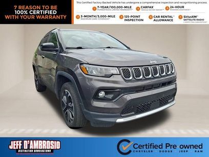 Certified 2023 Jeep Compass Limited w/ Sun and Sound Group
