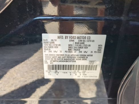 Certified 2019 Ford Edge Titanium FWD image 29