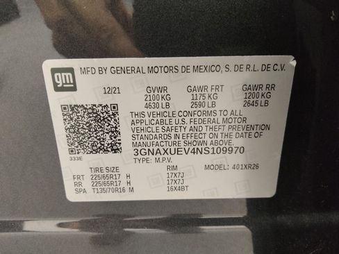 Used 2022 Chevrolet Equinox LT AWD/4WD image 33