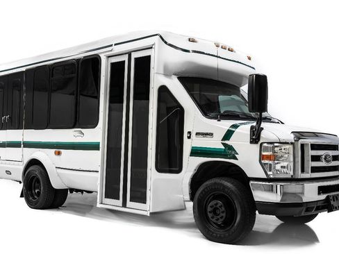 Used 2016 Ford E-350 and Econoline 350 Super Duty w/ Shuttle Bus Prep Package image 1