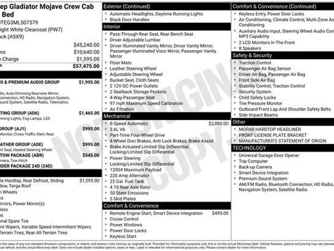 Used 2021 Jeep Gladiator Mojave image 40