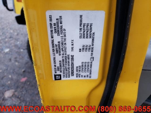 Used 2003 HUMMER H2 w/ Preferred Equipment Group AWD/4WD image 9