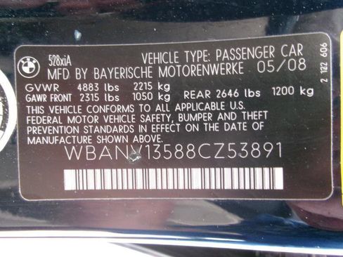 Used 2008 BMW 528xi Sedan AWD/4WD image 13