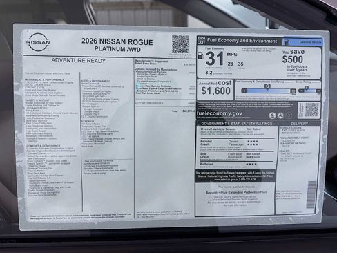 New 2026 Nissan Rogue Platinum w/ Platinum Premium Package image 6