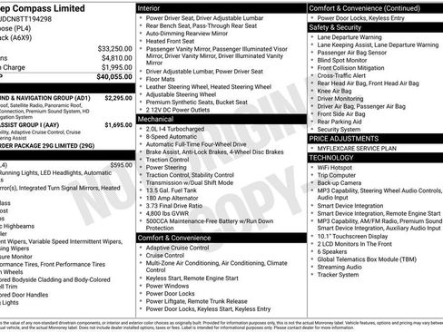 New 2026 Jeep Compass Limited w/ Sun, Sound & Navigation Group image 6