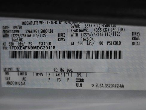 Used 2021 Ford E-450 and Econoline 450 Super Duty w/ Power Windows & Locks Group RWD image 33