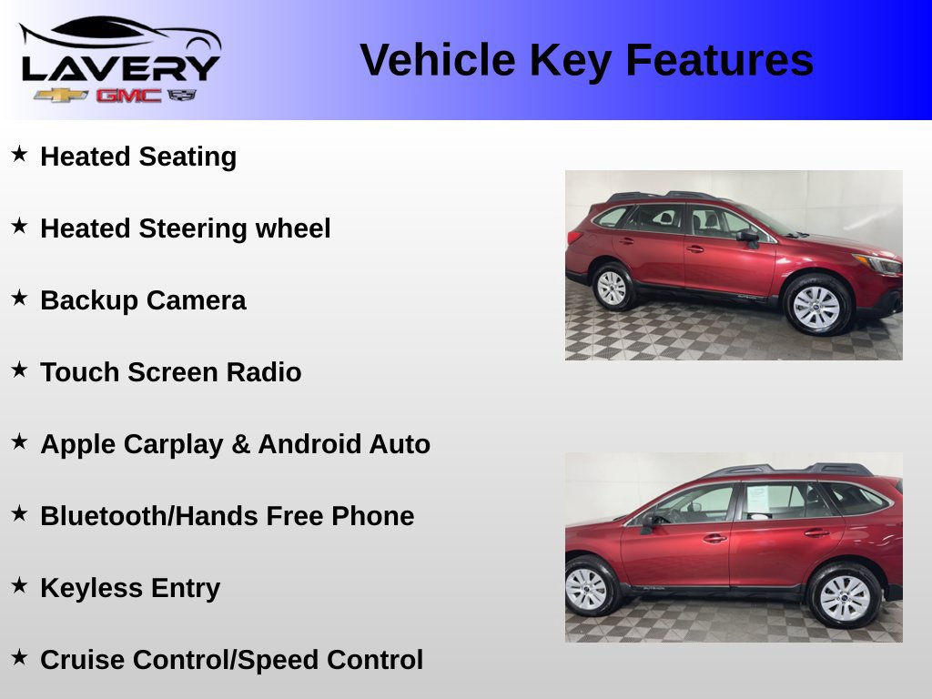 Used 2018 Subaru Outback 2.5i w/ Popular Package #1 AWD/4WD image 2