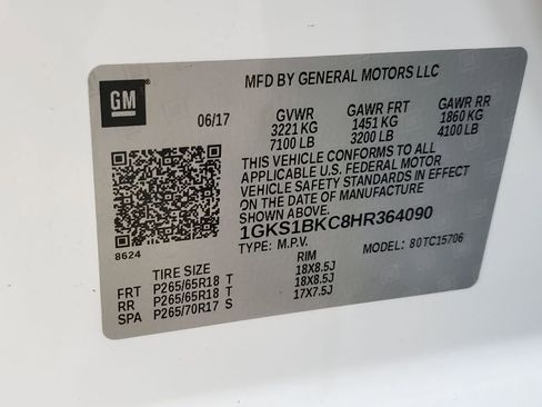 Used 2017 GMC Yukon SLT w/ Open Road Package image 47