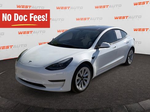 Used 2022 Tesla Model 3 Long Range AWD/4WD image 1