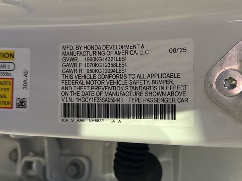 New 2025 Honda Accord LX image 26