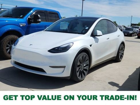 Used 2025 Tesla Model Y Performance AWD/4WD image 1