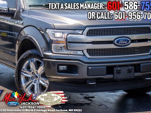 Certified 2020 Ford F150 Platinum w/ Equipment Group 701A Luxury AWD/4WD image 3