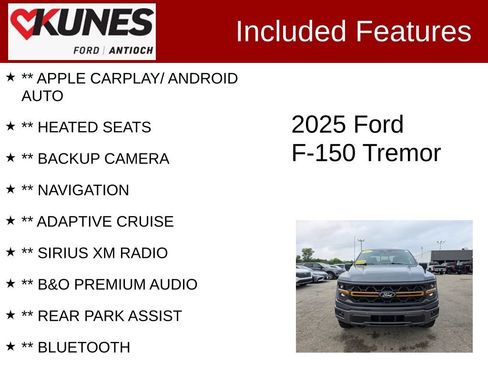 Used 2025 Ford F150 Tremor w/ Tow/Haul Package AWD/4WD image 3