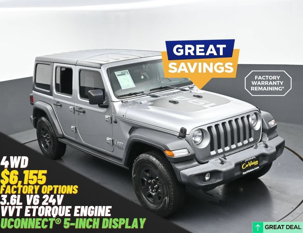 Used 2021 Jeep Wrangler Unlimited Sport AWD/4WD image 1