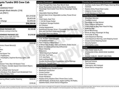 Used 2025 Toyota Tundra SR5 w/ TRD Off-Road Package image 29