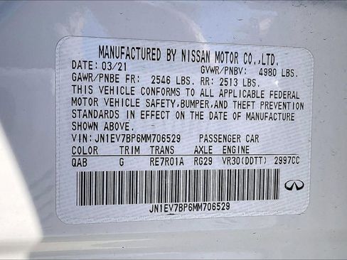 Used 2021 INFINITI Q50 Luxe w/ Cargo Package image 33