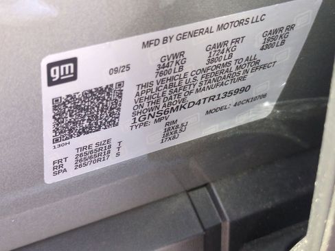 New 2026 Chevrolet Tahoe LS w/ LPO, Dark Essentials Package image 33