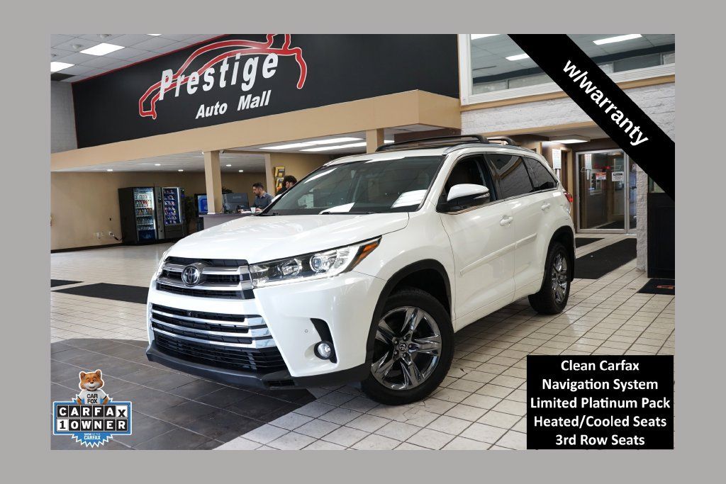 Used 2018 Toyota Highlander Limited Platinum AWD/4WD image 1