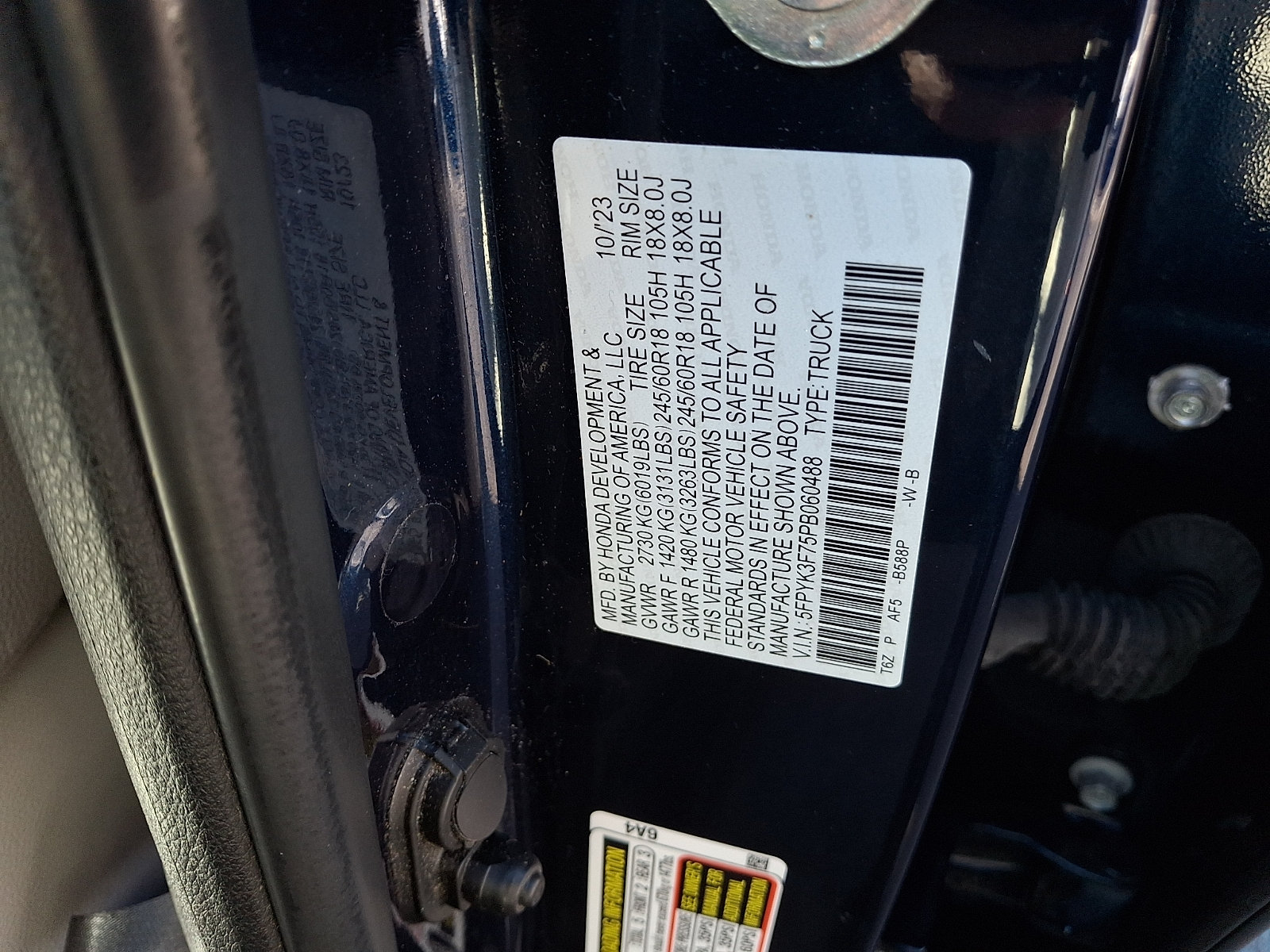 Certified 2023 Honda Ridgeline RTL-E image 27