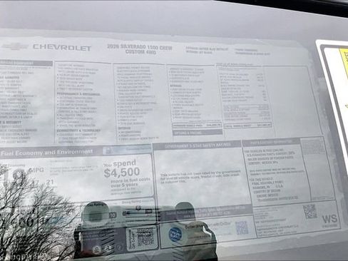 New 2026 Chevrolet Silverado 1500 Custom image 13