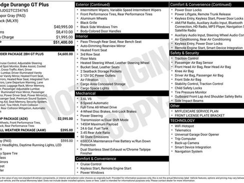 New 2026 Dodge Durango GT AWD/4WD image 6