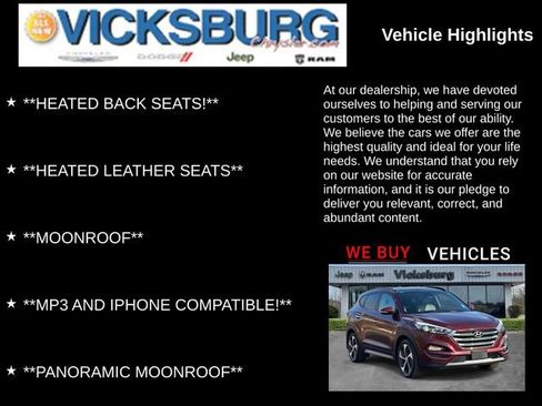 Used 2017 Hyundai Tucson Limited w/ Limited Ultimate Package 03 image 13