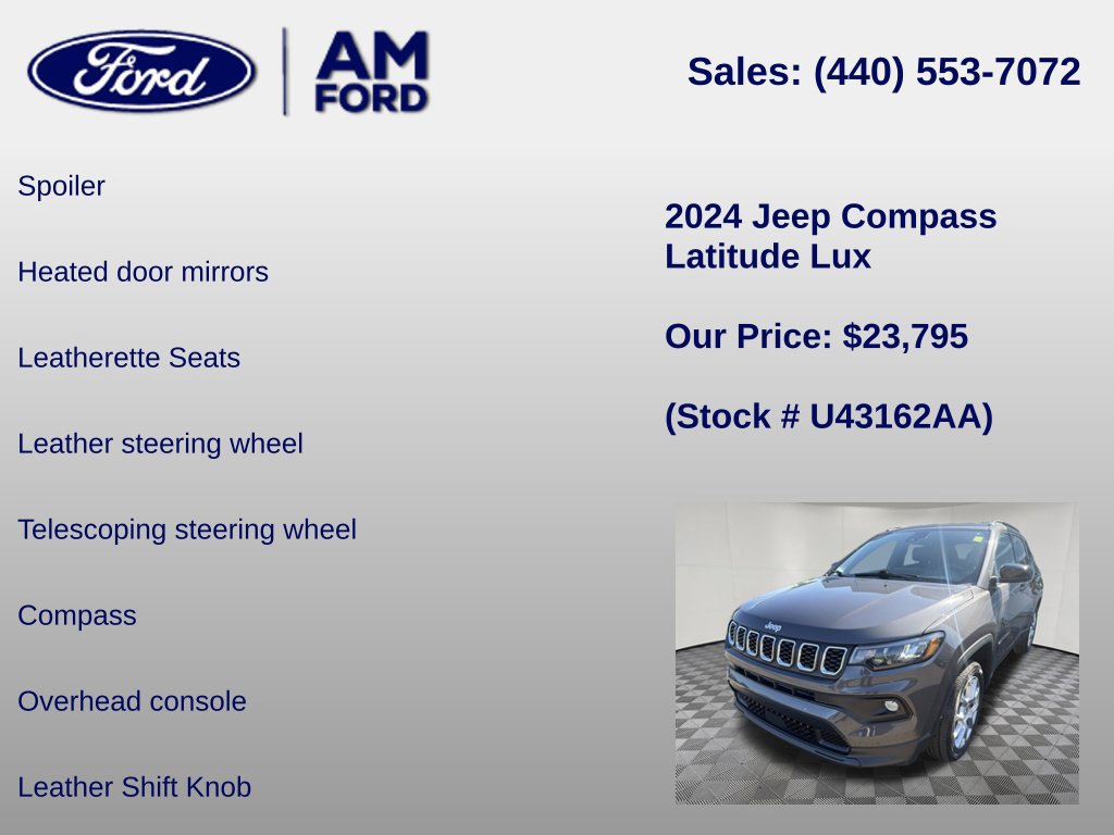 Used 2024 Jeep Compass Latitude AWD/4WD image 18