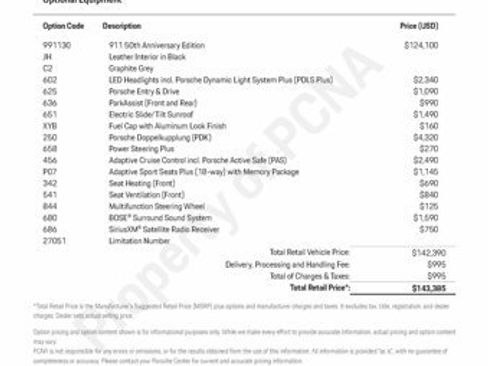 Used 2014 Porsche 911 50th Anniversary Edition image 12