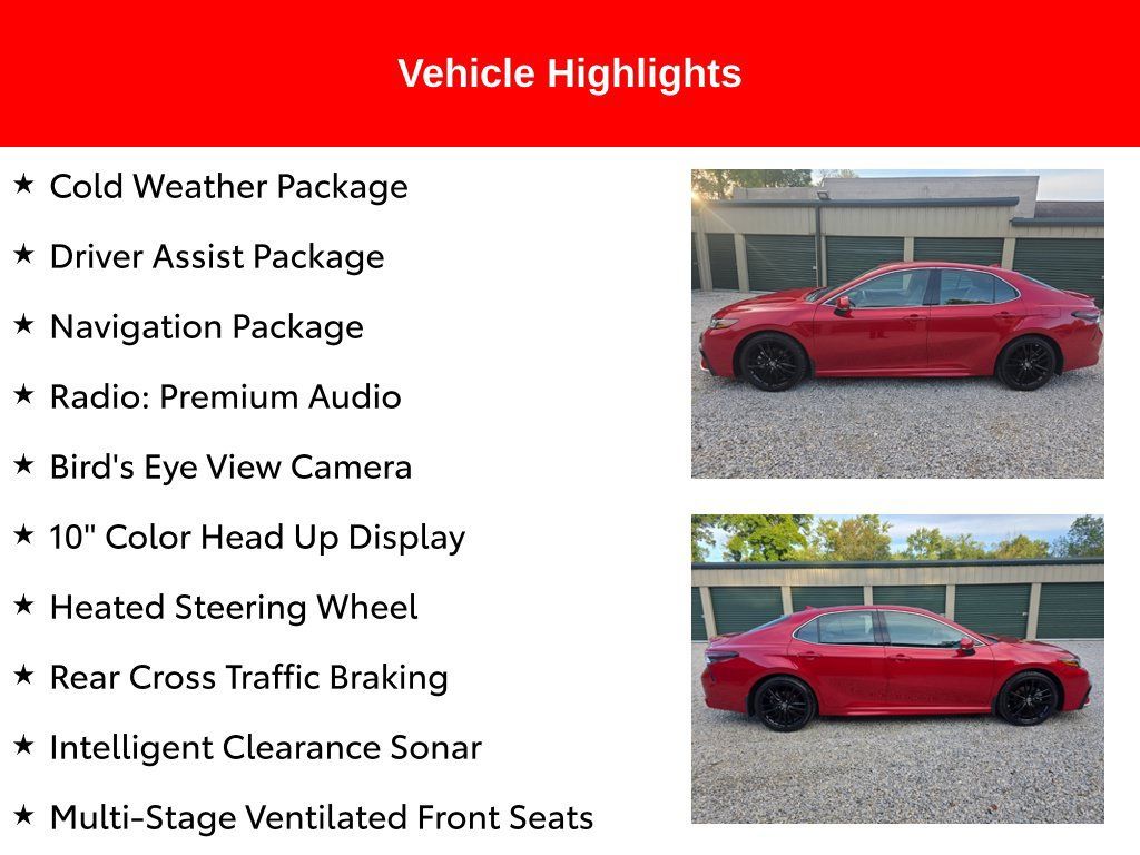 Certified 2024 Toyota Camry XSE w/ Navigation Package FWD image 5