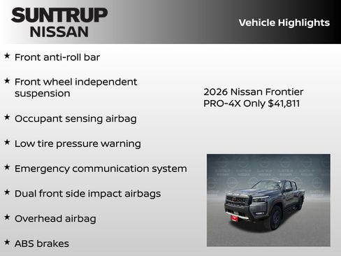 New 2026 Nissan Frontier PRO-4X w/ Tow Package image 16