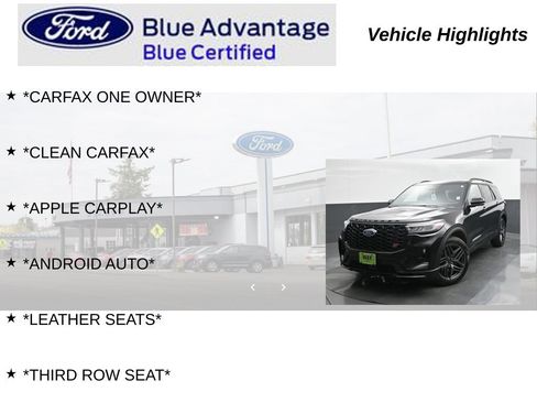 Certified 2026 Ford Explorer ST AWD/4WD image 9