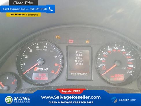 Used 2008 Audi RS 4 Sedan AWD/4WD image 12