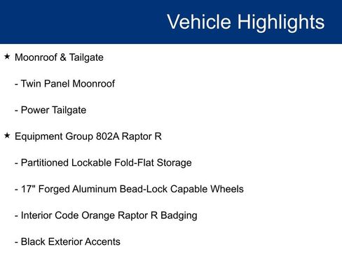 Used 2023 Ford F150 Raptor w/ Equipment Group 802A Raptor R image 20