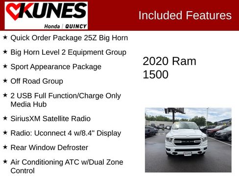 Used 2020 RAM 1500 Big Horn AWD/4WD image 2