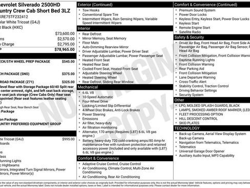 Used 2026 Chevrolet Silverado 2500 High Country AWD/4WD image 29